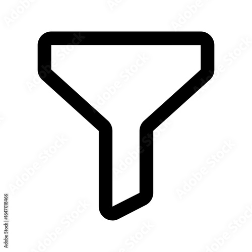 filter outline color icon