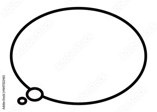 シンプルで使いやすい吹き出し