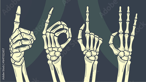 Skeleton hands halloween spooky october bone anatomy fingers creepy death scary horror spooky season 100