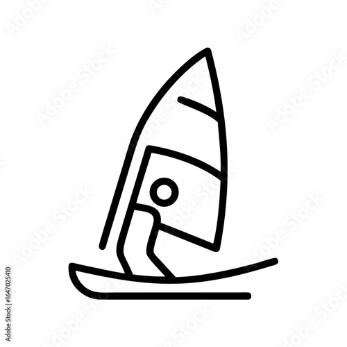vector illustration of a cartoon boat