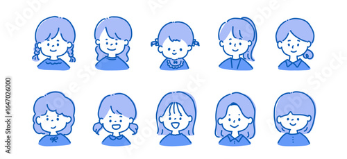 女の子　アイコン