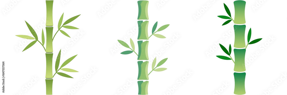 Obraz premium 竹 植物 イラスト