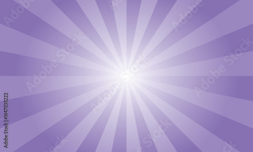 Medium Purple Violet Sunburst Background. Abstract Violet Color Rays Texture Background. Sunburst Background with Rays. Vector Illustration.