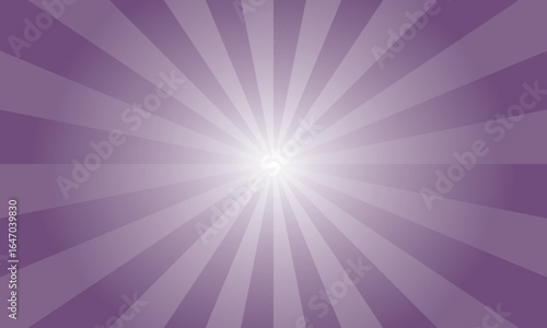 Mystic Purple Violet Sunburst Background. Abstract Violet Color Rays Texture Background. Sunburst Background with Rays. Vector Illustration.