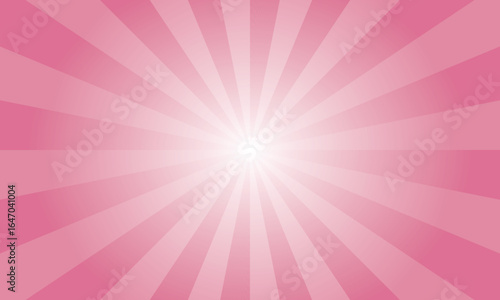 Pale Violet Red Violet Sunburst Background. Abstract Violet Color Rays Texture Background. Sunburst Background with Rays. Vector Illustration.