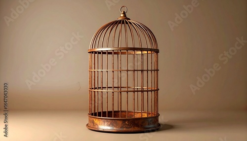 vintage bird cage