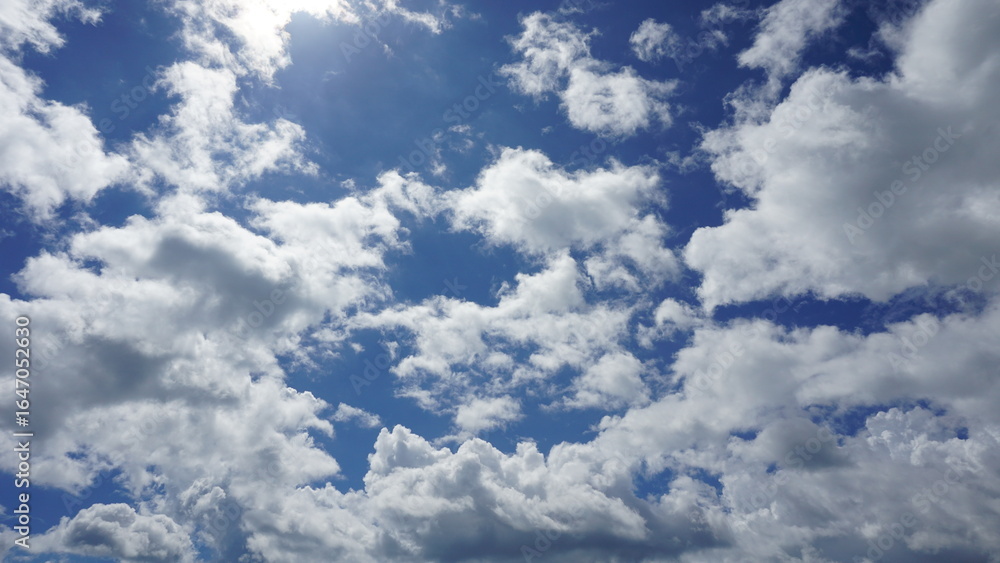 Obraz premium blue sky with clouds