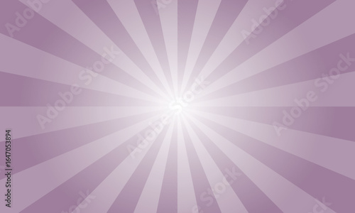 Purple Sage Violet Sunburst Background. Abstract Violet Color Rays Texture Background. Sunburst Background with Rays. Vector Illustration.