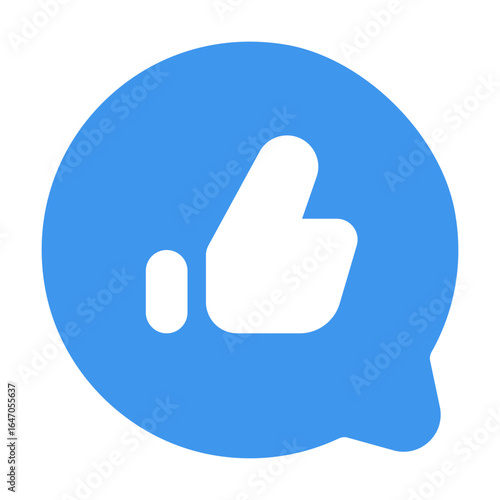 Thumbs Up Icon in Speech Bubble