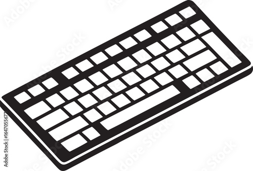 Computer Keyboard Illustration