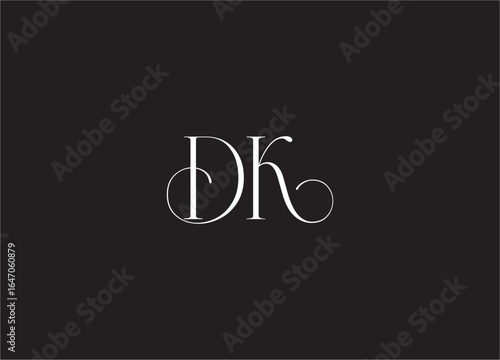 DK Logo design vector template image