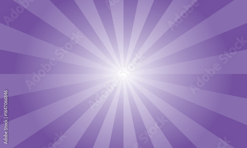 Vivid Violet Sunburst Background. Abstract Violet Color Rays Texture Background. Sunburst Background with Rays. Vector Illustration.