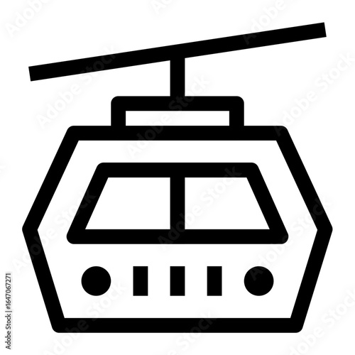 Cable Car Transportation Icon