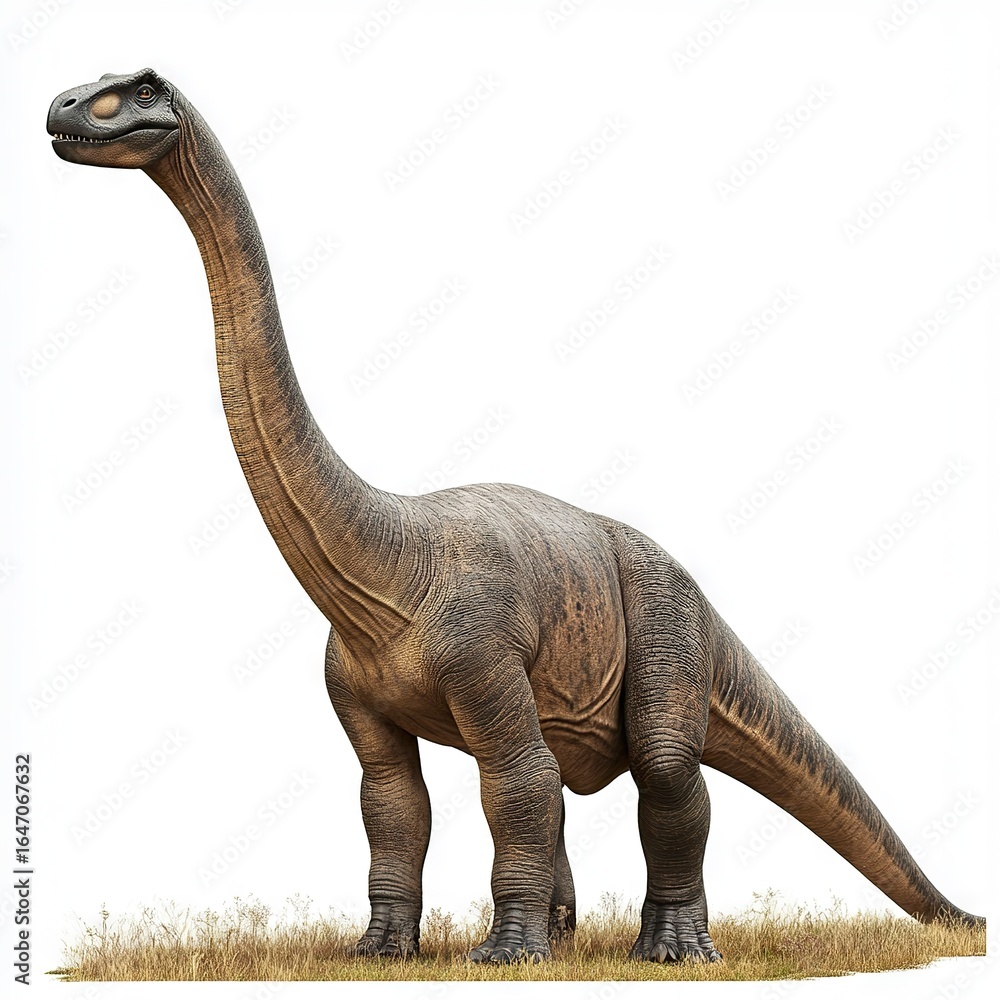 Obraz premium Photo of dinosaur Isolated on white background, high quality