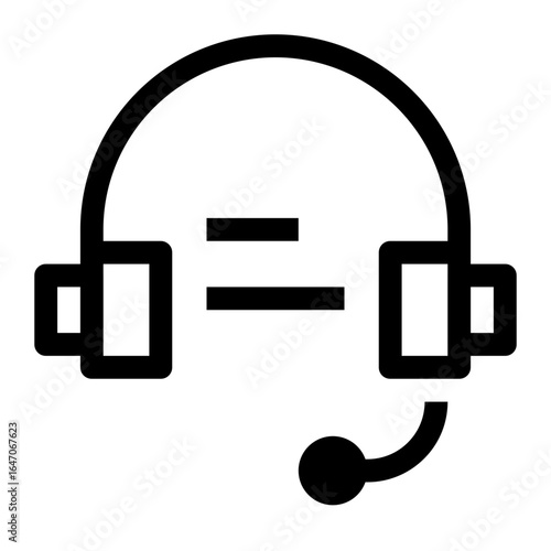 Headset Customer Support Icon
