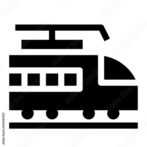 Electric Train Railway Transportation