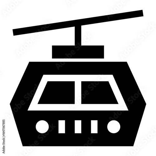 Cable Car Transportation Icon
