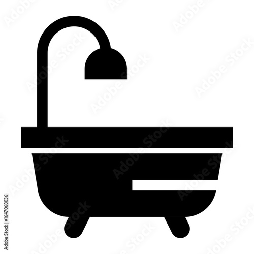 Bathtub Shower Icon