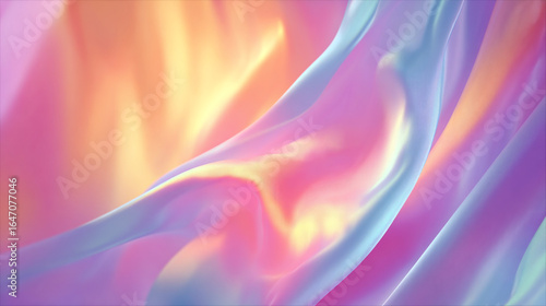 Wallpaper Mural abstract colorful background with waves Torontodigital.ca