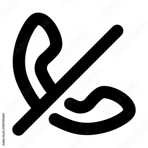 Muted Phone Call Icon