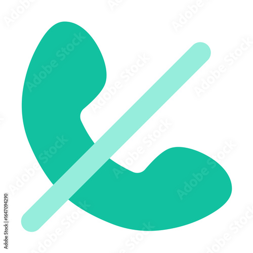 Muted Phone Call Icon