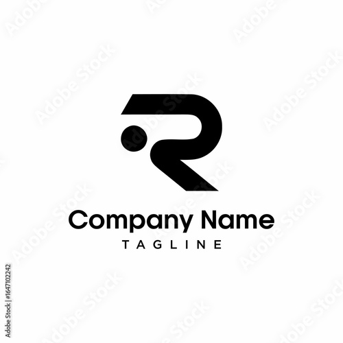 vector logo of the initials IR