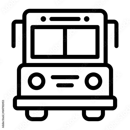 School Bus Icon