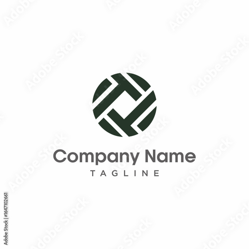 vector logo of initials TT