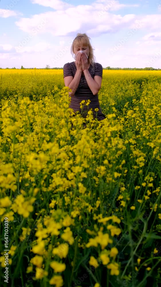 Yellow field flowers allergy. Selective focus. Yellow field flowers allergy. Selective focus.