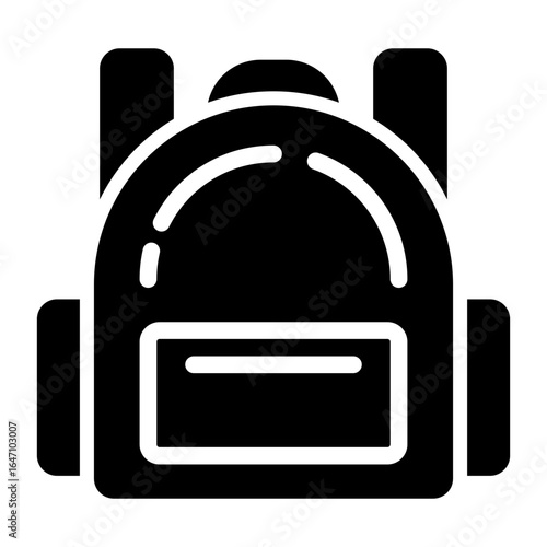 School Backpack Icon