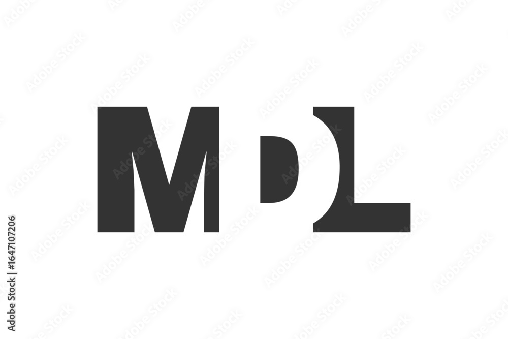 MDL logo design. Initial letter M D L bold font style for tech startups, consulting, corporate branding. Creative company name, headlines typography identity, trendy logotype. MDL logo design. Initial letter M D L bold font style for tech startups, consulting, corporate branding. Creative company name, headlines typography identity, trendy logotype.