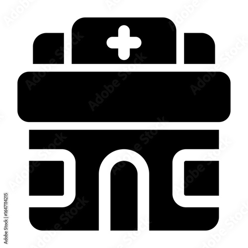 Photography hospital icon