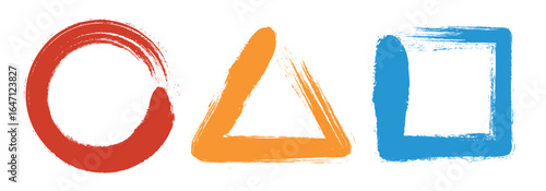 丸、三角、四角の図形