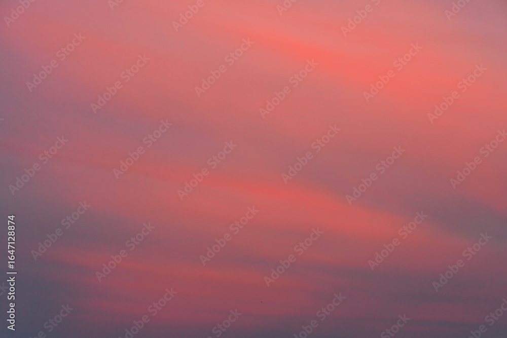 Fototapeta premium Bright sky at sunset, clouds, warm colors