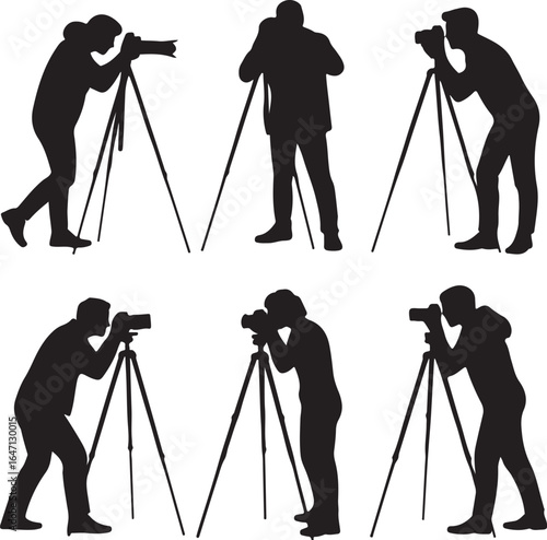 Photographer camera  shilouette 