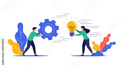 Innovative collaboration sparks new ideas and drives business growth through teamwork