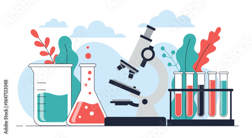 Scientific research equipment laboratory chemistry biology experiment tools