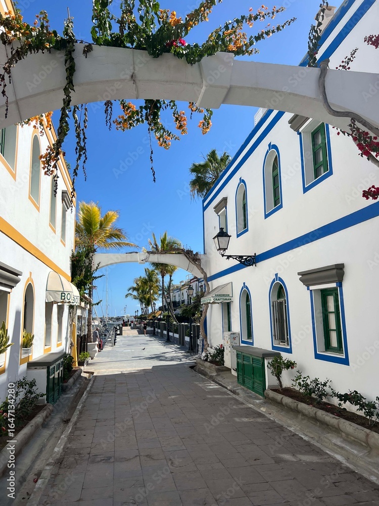 Fototapeta premium Old town of Puerto de Mogán