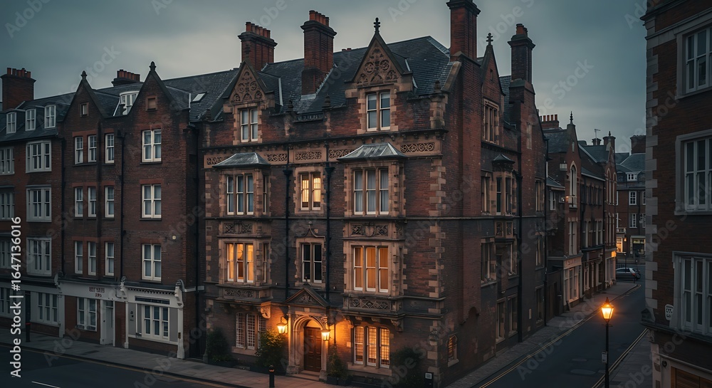 Fototapeta premium Luxury living spaces: victorian design perspective