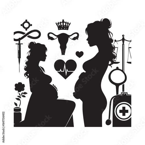 Symbol of Life in Mother’s Womb