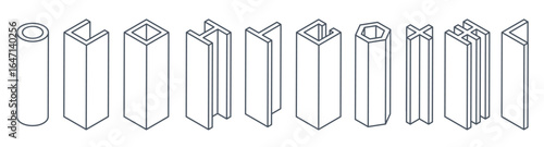 girder line vector illustration