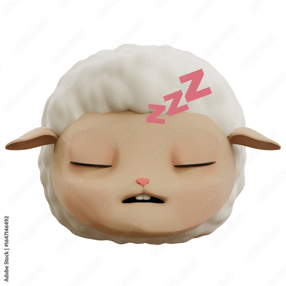 cute sheep sleeping 3d emoji cute sheep sleeping 3d emoji