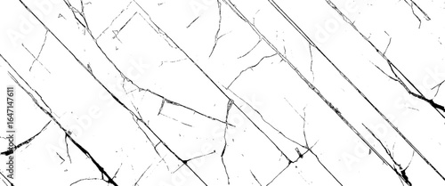Vector black and white cracked marble tile and wall	