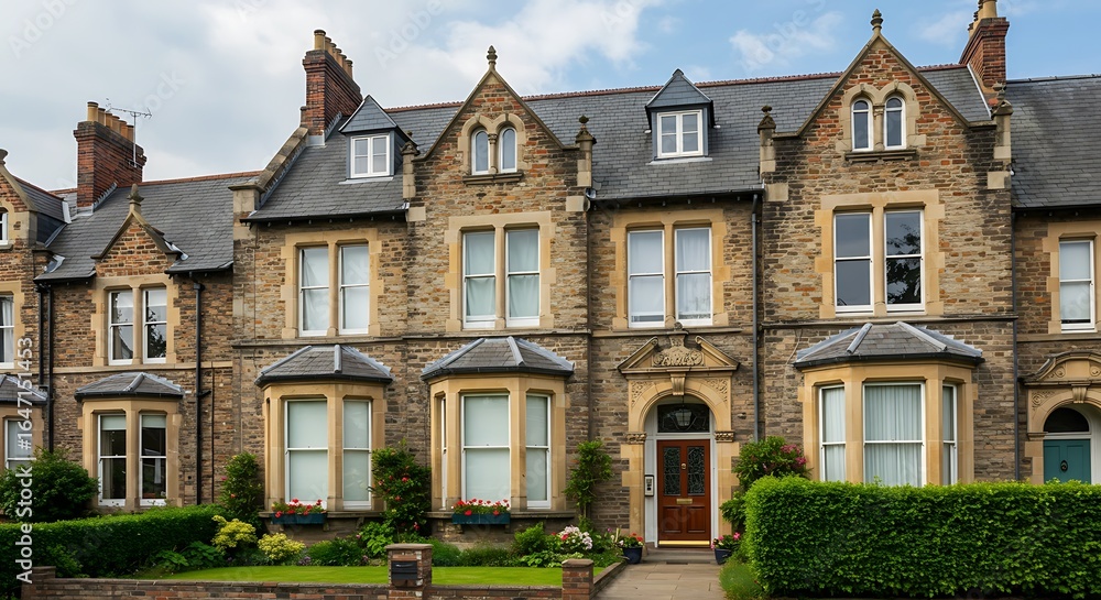 Fototapeta premium Luxury living spaces: victorian design perspective