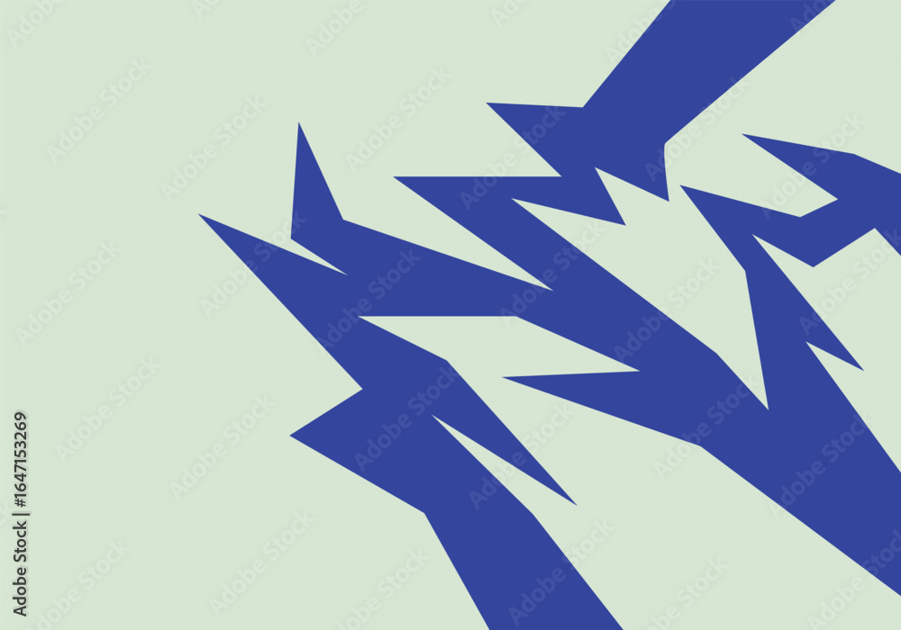 Fototapeta premium Geometric Spike Line Burst Abstract Angular Pattern with clean copy to text