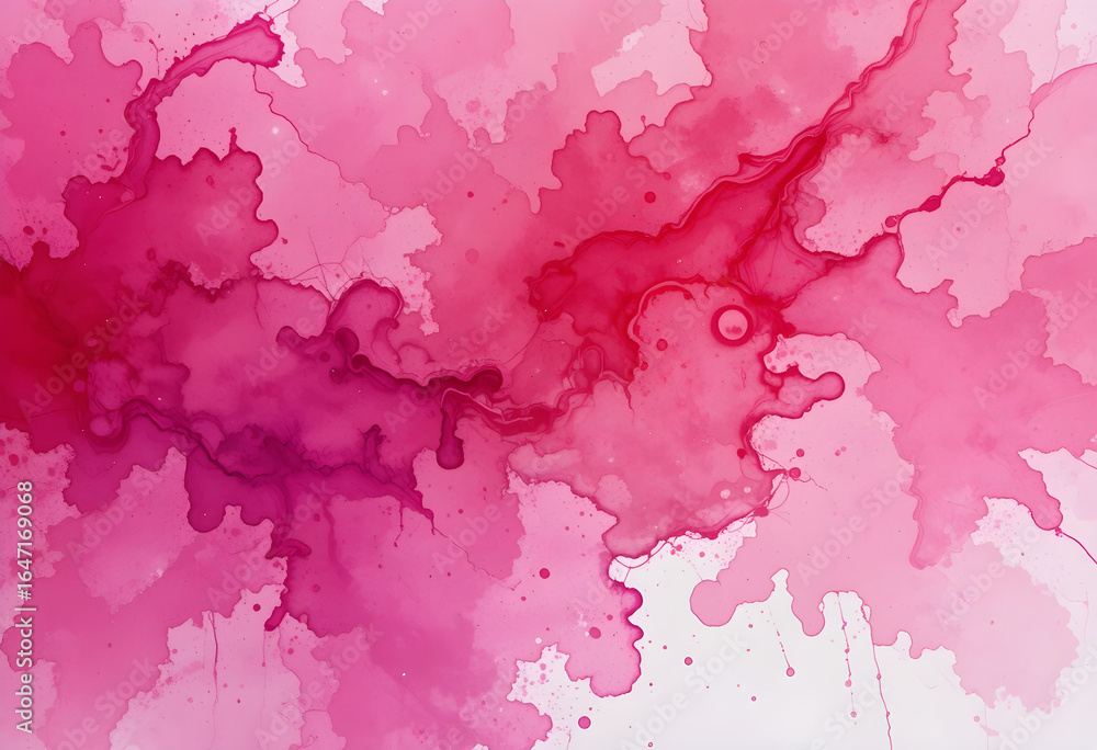 Abstract Watercolor Painting in Pink and Red Tones Fluid Organic Blends with Light and Dark Variations Expressive Artistic Background with Depth and Movement Abstract Watercolor Painting in Pink and Red Tones Fluid Organic Blends with Light and Dark Variations Expressive Artistic Background with Depth and Movement