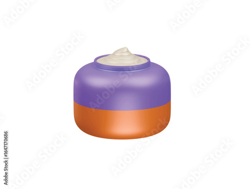 shaving cream icon 3d illustration render