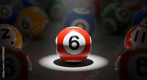 Lottery Ball Number 6: Chance and Winning