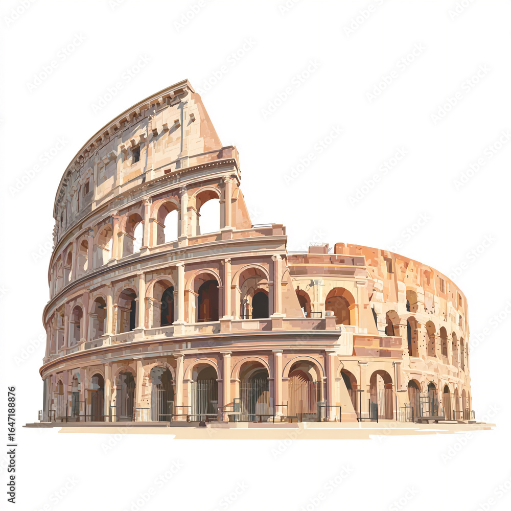 Fototapeta premium vector Colosseum in Rome