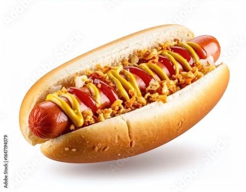 Delicious Hot Dog: A Gourmet Visual Feast